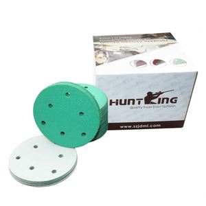 Disco de lijado de película fina de poliéster, gancho y bucle de 5 pulgadas y 125mm, gran oferta - Product Image 6