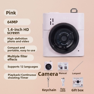 กล้องดิจิตอลสำหรับเด็ก หน้าจอ 2.0 นิ้ว ความละเอียด Full HD 1920x1080 เซ็นเซอร์ CMOS 120 °   กล้องขนาดเล็กแบบพกพา รองรับ WIFI มุมกว้าง - Product Image 5