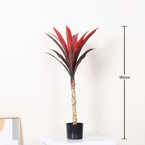 Faux Greenery Árbol artificial Planta de sorgo Árbol en maceta de plástico Árbol de planta de <span class=keywords><strong>agave</strong></span> <span class=keywords><strong>falso</strong></span> para decoración del hogar - Product Image 3