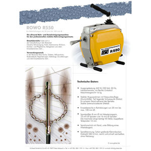 ROHRREINIGUNGSMASCHINE ROWO R550 - Product Image 1