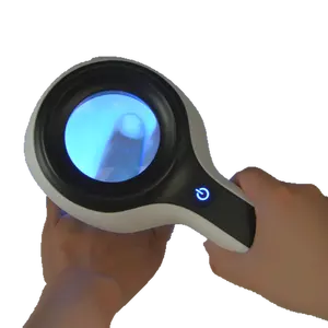 커널 KN-9000C 휴대용 LED 나무의 램프 UVA 빛 안료 검출 피부 감염 장애 진단 피부과 피부 분석기