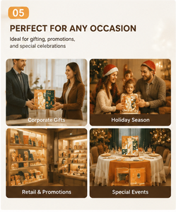 Customizable <b>Christmas</b> Advent Calendar <b>Box</b> with 24 Drawers Holiday Gift Packaging for Chocolate Jewelry and Cosmetics - Product Image 6