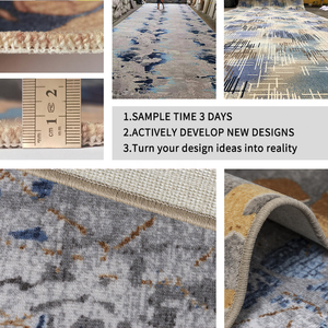 พรมโพลีเอสเตอร์เนื้อนุ่มกันลื่น ขนาด 4 เมตร เหมาะสำหรับห้องโถง พื้นห้องต่างๆ ซักล้างได้ ผลิตด้วยเครื่องจักร เหมาะสำหรับใช้ในบ้าน สำนักงาน โรงแรม - Product Image 4