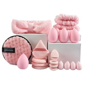<span class=keywords><strong>Set</strong></span> <span class=keywords><strong>de</strong></span> 20 Piezas <span class=keywords><strong>de</strong></span> Esponjas <span class=keywords><strong>de</strong></span> Maquillaje <span class=keywords><strong>de</strong></span> Terciopelo Suave, con Forma <span class=keywords><strong>de</strong></span> Triángulo, para Polvos, con Lazo para la Muñeca, Personalizables, para Comercio Transfronterizo - Product Image 5