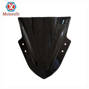 Pare-brise noir 2013 - 2017 Pare-brise double bulle <span class=keywords><strong>EX</strong></span> <span class=keywords><strong>300</strong></span> R pour <span class=keywords><strong>Kawasaki</strong></span> Ninja <span class=keywords><strong>300</strong></span> R EX300 EX300R ex300 r - Product Image 2