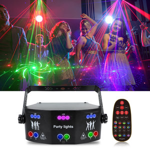 15 mắt RGB DJ Disco Đảng ánh sáng nhấp nháy ánh sáng sân khấu hiệu ứng ánh sáng <span class=keywords><strong>LED</strong></span> chiếu DMX âm thanh kích hoạt <span class=keywords><strong>Rave</strong></span> ánh sáng cho Xmas bên KTV - Product Image 4