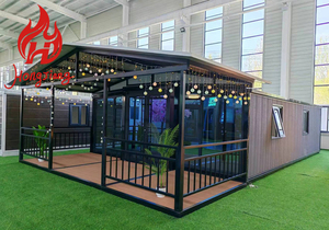 Nội thất 20ft 40ft <span class=keywords><strong>prefab</strong></span> mở rộng container nhà sang trọng di động đúc sẵn biệt thự 2 phòng ngủ với phòng tắm khách sạn di động - Product Image 4