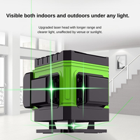 Nivel Láser Directo de Fábrica OEM ODM Personalizado con Haz Verde 3D para Nivelación de Paredes y Pisos en Construcción