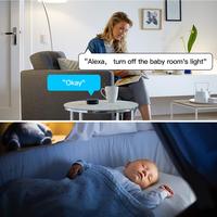 Interrupteur intelligent WiFi LEDEAST US Standard 1 Gang, système d'automatisation de la maison intelligente, conception relais (plus stable que TRIAC)