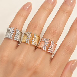 Unisex <b>Ring</b> <b>for</b> Wedding Parties and Daily Wear <b>for</b> <b>Men</b> and Women with Micro Pave Design Anniversary Gift - Product Image 2