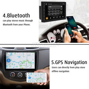 Radio Estéreo para Auto IMars de 7 Pulgadas y 2 Din para Android 8.0, Reproductor MP5 con Pantalla 2.5D, GPS, WIFI, Bluetooth, FM, Cámara Trasera, 4G, STOCK UE - Product Image 5