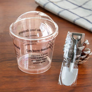 Cuchara desechable pequeña de 9cm MOQ 500 piezas, pala de embalaje individual, Mousse creativa, magdalenas, postres, pastelería, pala, cucharas de helado - Product Image 4