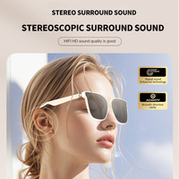 Lunettes audio intelligentes sans fil à protection UV avec assistant vocal tactile et polarisation
