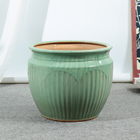 Pots de plantes modernes verts, fabricant de pots et jardinières, vente en gros de petits à grands pots en argile pour bonsaï, décorations pour villa, jardin, pots à fleurs