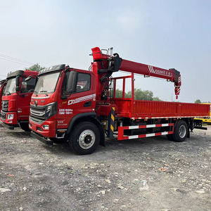 Grúa montada en camión de carga 4x2 6x4 7ton 8ton 10ton 12ton Grúa telescópica hidráulica - Product Image 1