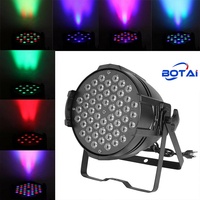 Tianfond ai — lumière Led rgbw 54x3w pour dj, éclairage de fête, de spectacle, Disco, de danse, de scène, Disco