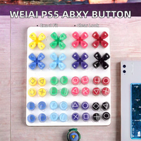 Bouton en plastique transparent filaire ABXY pour manette, pièces de rechange pour réparation du DPAD