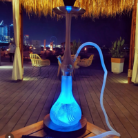 Offre Spéciale Stock Disponible Coloré Classique Bois Narguilé De Luxe Shisha À La Mode Portable Shisha Fumer Du Tabac