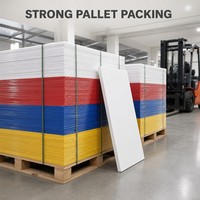 Panneau en mousse PVC coloré imprimé sur mesure résistant aux UV pour publicité extérieure, pleine couleur, 1220*2440mm (4*8 pi), 1-35mm