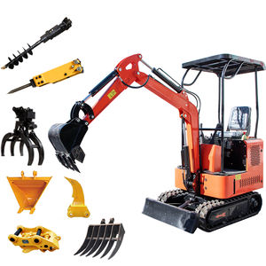 Hengwang Descuento Mini Excavadora 1,2 T 1,7 T excavadora pequeña tipo oruga para cavar zanjas y girar el suelo - Product Image 2