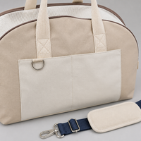 Sac de transport pour animaux de compagnie YAOYUE en toile kaki avec poche avant, à porter à la main, à l'épaule ou en bandoulière, pour petits chiens et chats