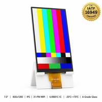 7,0 Zoll 800*RGB*1280 TFT LCD Display MIPI-Schnittstelle ILI9881C-04 Weitbereichstemperaturbereich für Tablet Smart Home Steuerungspanel IoT-Geräteanzeige