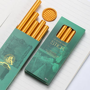 Barras <span class=keywords><strong>de</strong></span> Cera para Sellos en Caja (5 Piezas/caja) 1.1cm <span class=keywords><strong>de</strong></span> Diámetro, para Sellar Sobres, Invitaciones, Decoración, Marca HAOYINXIANG - Product Image 3