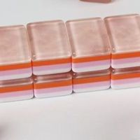 Ensemble de Mahjong Américain de Luxe Moderne en Acrylique 4 Couches Couleur Personnalisée avec Étui de Transport pour Divertissement, Faible MOQ Accepté
