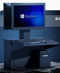 HK380F All in One POS System Windows J4125 Dual 15.6" Screen Cash Register with Built-in Thermal Printer for Grocery Store - Product Image 5