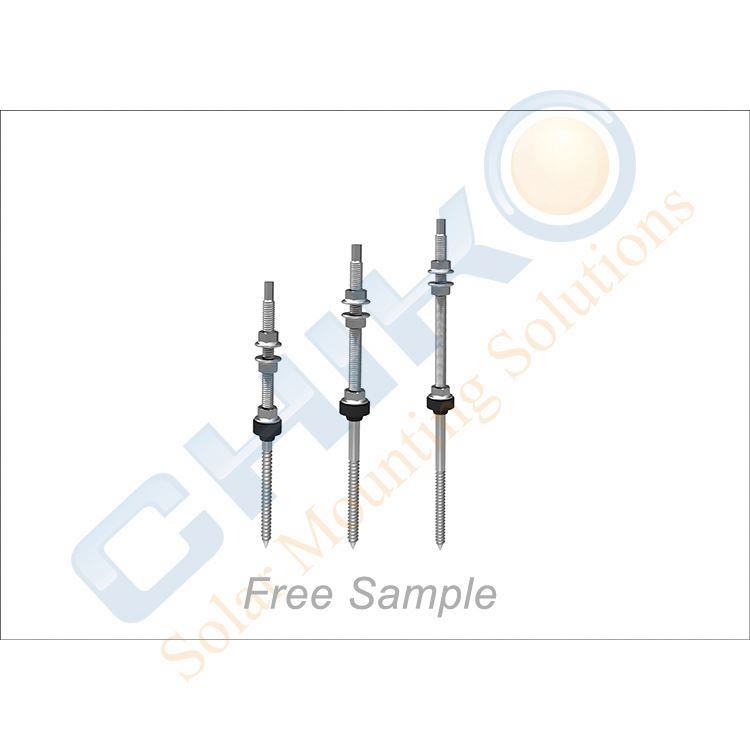 Кронштейн для крепления на крыше солнечной панели с L-образной ножкой для металлической крыши