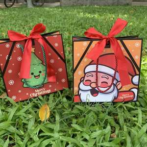 Bolsas de Compra de Papel Resistente Reutilizables, Ecológicas, a Prueba de Humedad, Personalizadas al por Mayor, Bolsas de Regalo Cosméticas Elegantes con Laminación de Logotipo - Product Image 4