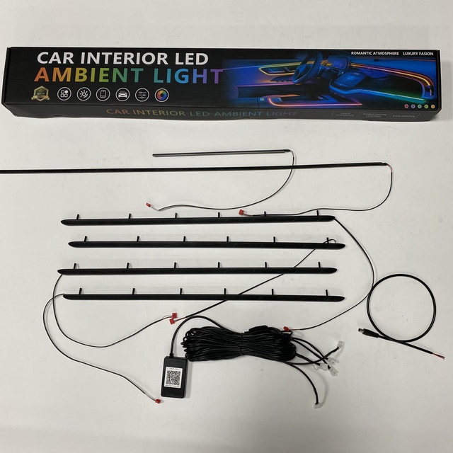 Car Ambient Light Interior Acrylic Guide LED Strip Car Decoration Atmosphere Lamp