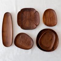 Set Papan Potong dan Sajian Mini Berbahan Kayu, Berbagai Bentuk, Dapat Disesuaikan, Terlaris dan Populer
