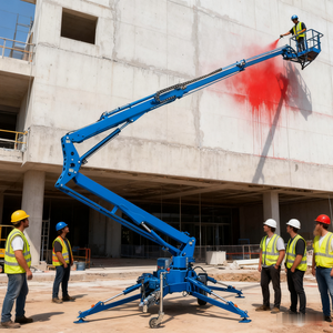 Ascenseur remorquable de boom de ciel hydraulique portatif électrique de 10m-24m - Product Image 2