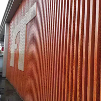 Revêtement mural en panneaux d'aluminium solides décoratifs pour extérieur, plafond suspendu, revêtement en poudre, couleur et forme personnalisées pour les bâtiments