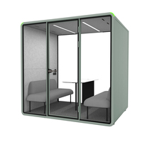 Cabine d'enregistrement vocale insonorisée, studio silencieux pour bibliothèque, école, chant, création audio