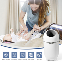 Poubelle à Couches Personnalisée Anti-Odeur, Séparateur de Déchets, Deodorant, Seau à Couches pour Bébé, Poubelle de Cuisine Kawaii, Élimination des Déchets et des Couches