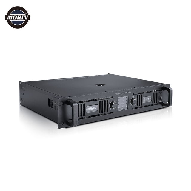 MORIN X-2350 Pro Audio 2 X 350 Watts DJ PA Power Amplifier 2U Rack Mount Metal Case