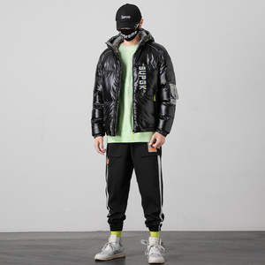 2020 inverno giacca uomo vestito di sudore personalizzare il rivestimento lucido uomo <span class=keywords><strong>puffy</strong></span> giacca - Product Image 1