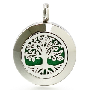 20mm Hot Sale Edelstahl Aroma therapie Diffusor Medaillon Anhänger Schmuck Aroma Medaillon Anhänger für Halskette Schmuck herstellung - Product Image 2