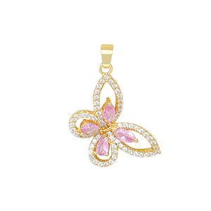 Mariposas de Cobre y Oro en Movimiento, un Hermoso Manual de Artesanía para Comercio Transfronterizo. Zirconio M - Product Image 5