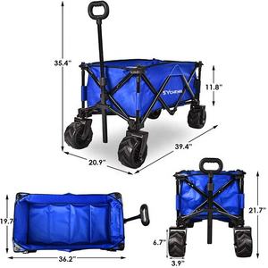 Carrito Plegable Multiusos para Camping, Jardín, Patio, Playa y Exteriores - Product Image 2