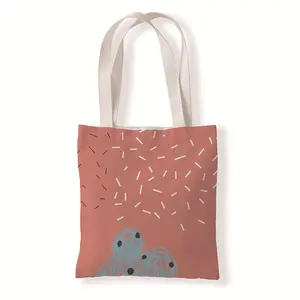 Low price tote bag with pocket multi-color printing bag large capacity cotton custom tote bag