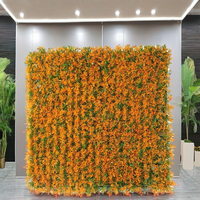 50*50cm gros plastique jaune Simulation cyprès feuille pelouse plante artificielle gazon artificiel pour la maison jardin décor