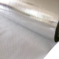 Film d'aluminium laminé moderne à réflectivité 97 %, certifié CE, en tissu tissé pour doublure de conteneur, écologique et résistant au feu