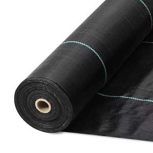 100gsm agricole largement utilisé anti-herbe géotextile modèle couvre-sol tapis de mauvaises herbes PP/PE plastique barrière contre les mauvaises herbes bâche 2m largeur - Product Image 1