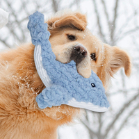 Jouets en peluche pour chiens à mâcher en forme de pieuvre, requin, hibou, crocodile - Vente en gros du fabricant