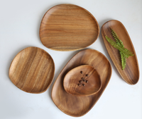 Plateau de service en bois naturel certifié CE pour la cuisine, articles ménagers et accessoires de cuisine, écologique et durable