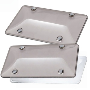 Car License Plate Frame,Wholesale US Standard License Plate <b>Cover</b>,Anti-theft License Plate Frame clear License Plate Frame - Product Image 1