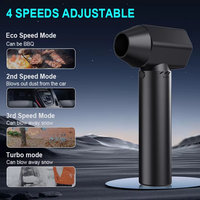 Pistolet souffleur d'air sans fil portable 80000 tr/min, ventilateur puissant à air comprimé